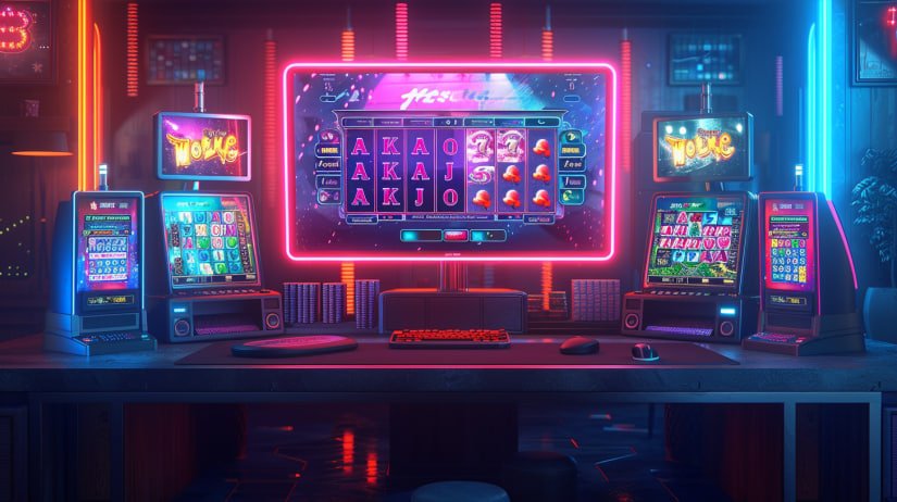Tampilan grid 6x5 Sweet Bonanza dengan simbol buah-buahan berwarna cerah